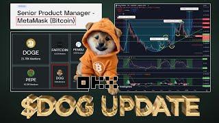 $DOG (Bitcoin) Update: OKX, MetaMask and Charting ️‍