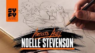 She-Ra Creator Noelle Stevenson Draws Characters & Previews Season 2 (Artists Alley) | SYFY WIRE