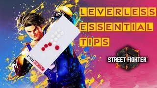 ESSENTIAL leverless/hitbox inputs you NEED to learn! Hitbox/Leverless SF6 Starter Guide