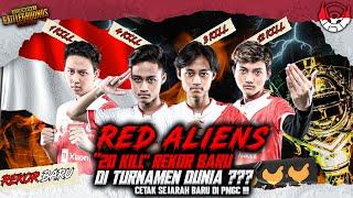 PMGC MATCH! CETAK REKOR BARU, 20KILL DI TURNAMEN DUNIA??? CUMA RED ALIENS YANG BISA !!!