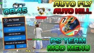 FREE FIRE MAX HACK | MOD MENU OB45 UPDATE HACK | PS TEAM | AUTO HEADSHOT | AUTO TELEPORT HACK |