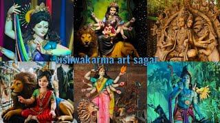 Durga murti making 2024 ||by vishwakarma art sagar 7697403227