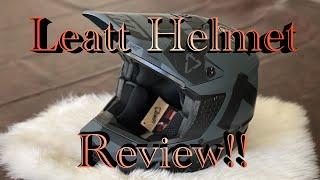 Leatt Motorcycle Helmet review!! @OfficialLeatt Like a real reviewer does it!