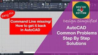 Command Line missing in AutoCAD- Problem Solved !!! #AutoCAD 2021