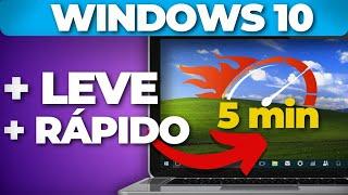 ⏰Deixe o seu PC MAIS RÁPIDO em 5 MINUTOS! | 4 Formas de como deixa o Windows 10 mais rápido 2024!