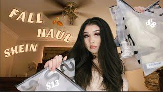 VLOGMAS DAY 3: Huge Shein FALL TRY ON HAUL | AFFORDABLE SHEIN BASICS + STYLING!