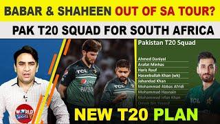 Babar Azam and Shaheen Afridi likely dropped for South Africa tour | PAK T20 squad 2024