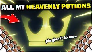 USING ALL MY HEAVENLY 2 POTIONS FOR THIS.. | Sol's RNG ERA 8.5