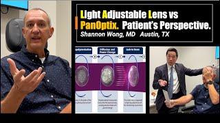 Light Adjustable Lens v PanOptix for Premium Lens & Cataract Replacement.  Patient’s perspectives.