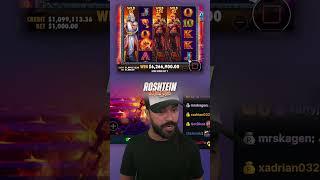 MASSIVE $9,000,000 WIN! Zeus Vs Hades  #roshtein #casino #bigwins #bigwin