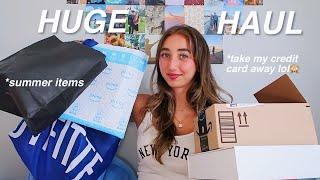 HUGE SUMMER HAUL*clothes, makeup, books, pinterest inspired!