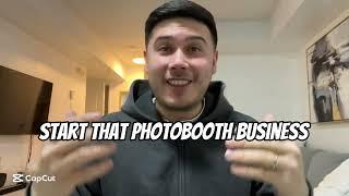 This is your sign to start a PhotoBooth business: MUST watch