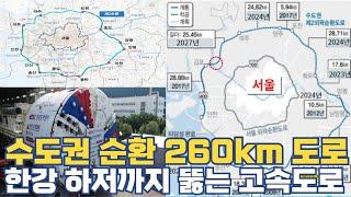 수도권 순환 260km 고속도로 전 구간 개통은 언제?