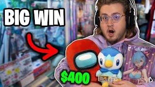 I Spent $400 On Online Japan Crane Games (I WON)