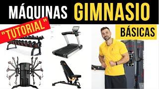   ¿Qué TRABAJA cada MÁQUINA del GIMNASIO?  ¿Qué RUTINA hacer en el GYM PRINCIPIANTES?