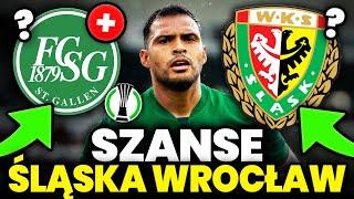 Jakie SZANSE ma ŚLĄSK WROCŁAW z ST.GALLEN?