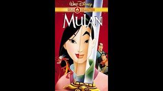 Opening and Closing to Mulan VHS (2000)