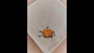 Fall Napkins in Perfect Embroidery Pro November 4, 2020