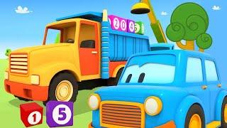 Camiones Infantiles - Coches Inteligentes - Bloques con Números
