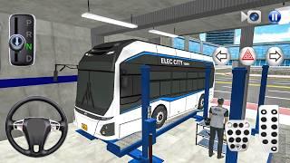 New EV car & BUS Hyundai Elec City in Parking Building - 3D Driving Class Simulation - Android game