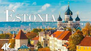 FLYING OVER ESTONIA (4K UHD) - Relaxing Music With Stunning Beautiful Nature (4K Video Ultra HD)