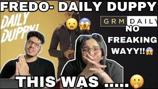 AMERICAN COUPLE REACTS TO UK RAP!!! (WTFFF) - FREDO- DAILY DUPPY (REACTION)