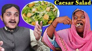 Tribal People Try Caesar Salad For The First Time