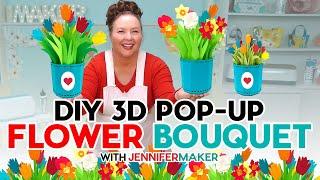 Watch These Amazing 3D Flower Bouquets Pop Up Before Your Eyes!