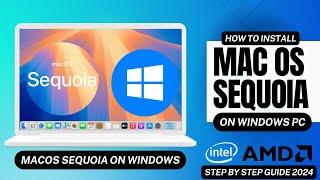 How to Install macOS Sequoia on any windows PC - Opencore Hackintosh