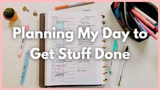 Planning My Day to Get Stuff Done | Daily Functional Plan With Me