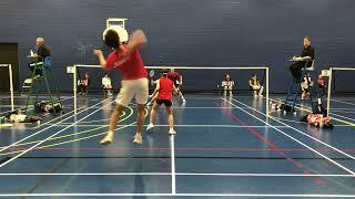 Gatineau U19 MX Final Adrea Beaulieu/Isaac vs Melody Yin/Olivier Hamel 17-21, 17-21