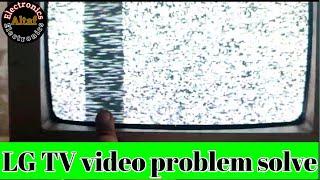 CRT LG TV video problem solve Altaf electronics