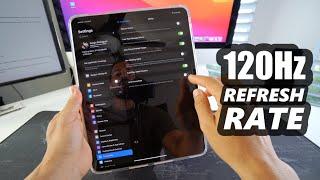 How To ACTIVATE 120Hz Refresh Rate on Apple iPad Pro M4