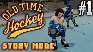 Old Time Hockey (PC) Story Mode | EP1 | A HOCKEY GAME...FOR MATURE?