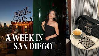 a week in san diego: grwm, going out, girls night