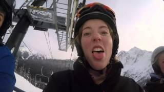 Skiing at Mount Baker, Washington, USA