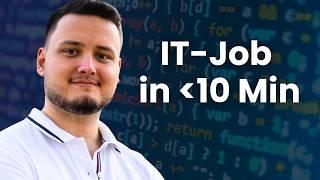 IT-Job bekommen als Quereinsteiger in unter 10 Minuten erklärt