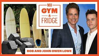 Rob and John Owen Lowe Show Off Their Gym & Fridge | Gym & Fridge | Men's Health