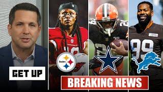 GET UP | Adam Schefter BREAKING: Nick Chubb to Cowboys, Hopkins to Steelers, Za'Darius to Lions