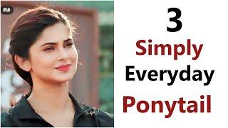 3 Simply easy hairstyle - new pony hairstyle | beautiful hairstyle | hairstyle 2024