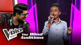 Lasith Ushantha | Pandarin Iskoleta(පාන්දරින් ඉස්කෝලෙට)| Blind Auditions | The Voice Teens Sri Lanka