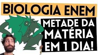 Como ver 50% da Biologia Enem em 1 DIA APENAS!