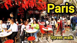 Paris, France  Paris 2024 City Cafes Visits & Surprises!Center,Paris Walk 4K