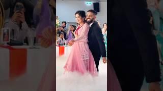 Nepali Singer Eleena Chauhan Dance with Husband  #weddingreception #receptiondance #eleenachauhan