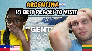 REACTION TO 10 Best Places to Visit in Argentina | FIRST TIME WATCHING