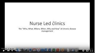 Nurse Led Clinics- Part 2