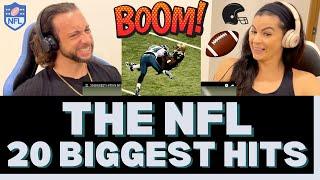 The 20 Biggest Hits In NFL History Reaction Video - EVEN OUR HEADS HURT AFTER WATCHING THIS ONE!