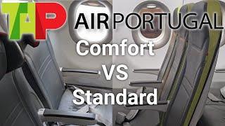 TAP Air Portugal - Comfort Economy vs Standard Economy, Is the upgrade worth it?! - Cabin Review