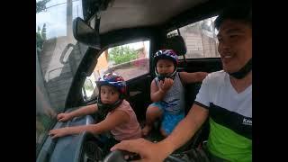 Riding a Car with kids