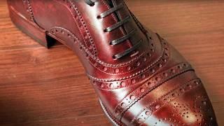 Making HANDMADE Full Brogue Oxford Shoes | Start to Finish